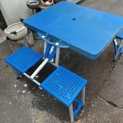 決まりました　アウトドア　折りたたみテーブル　BBQ　キャンプ　レジャーの画像
