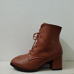 レインブーツ/編み上げミドルブーツ