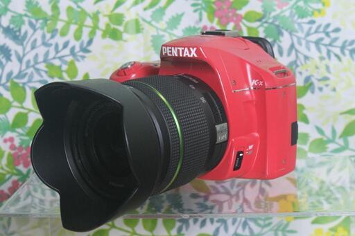 ❤️Wi-Fi❤️ PENTAX K-X SR レッド 一眼レフ 人気カラー ♪ Amazon | PENTAX デジタル一眼レフカメラ K-x レンズキット