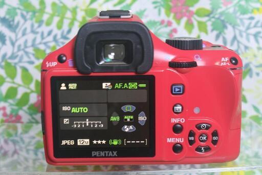❤️Wi-Fi❤️ PENTAX K-X SR レッド 一眼レフ 人気カラー ♪ Amazon | PENTAX デジタル一眼レフカメラ K-x レンズキット