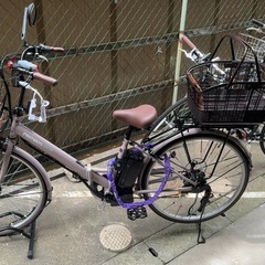 新品同様！26インチ 電動アシスト自転車 オプション付 殆ど未使用