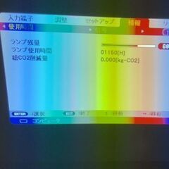 NEC プロジェクター NP110 ランプ時間1150h レンズカバーにヒビあり 動作確認済の画像