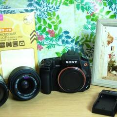 超望遠⭐SONY α350 ダブルレンズセット♥ デジタル一眼レフ
