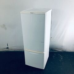ID:rg220545 パナソニック Panasonic 冷蔵庫 一人暮らし 中古 2019年製 2ドア 168L ホワイト ファン式 右開き NR-B17BW-W  【リユース品：状態C】【送料無料】【設置費用無料】