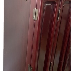 仏壇 キャビネット お供え台 ライト付き　の画像