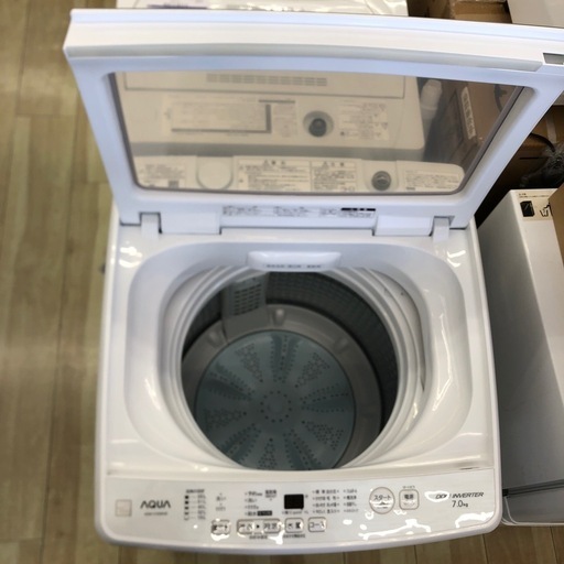 AQUA 7.0kg全自動洗濯機【リサイクルフカツ岡崎倉庫店】250608SM-10