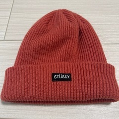 STUSSY ステューシー ニットキャップ ビーニー（レンガ色／...