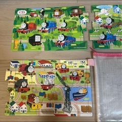 きかんしゃトーマス★ ステップアップパズル　3枚セット　保管用ポーチ付きの画像