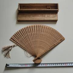 扇子　白檀扇の画像