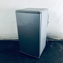 ID:rh31204 アクア AQUA 冷蔵庫 一人暮らし 中古 2018年製 1ドア 75L シルバー 直冷式 右開き AQR-8G(S)  【リユース品：状態B】【送料無料】【設置費用無料】