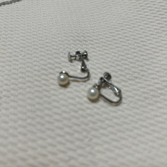 パール　ネックレス　、イヤリングの画像