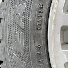 旭川発 日産純正 15インチ　ホイール 4本 セット スタッドレスタイヤの画像