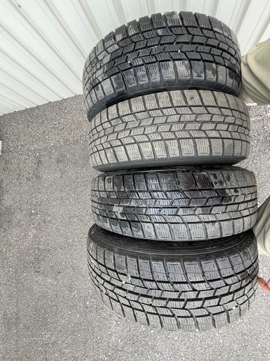 旭川発 日産純正 15インチ　ホイール 4本 セット スタッドレスタイヤ