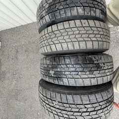 旭川発 日産純正 15インチ　ホイール 4本 セット スタッドレスタイヤの画像