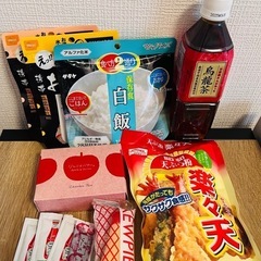 食品類　11点まとめ　お茶　天ぷら粉　お菓子　保存食　調味料