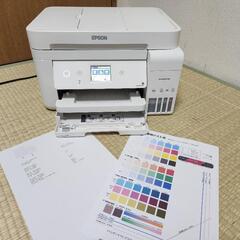 [14]【中古　動作品】EPSON EW-M670FTW プリン...