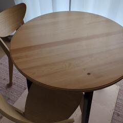 IKEA テーブル イス2脚