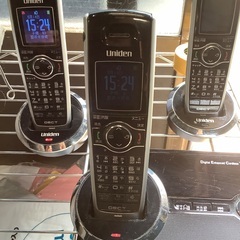 ユニデン　電話機　DECT3080-2 子機3台