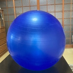 ヨガボール　バランスボール　55cm　ブルー　体幹トレーニングに◎
