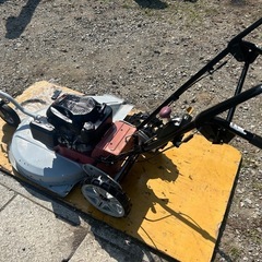 ハイガー 自走式草刈機　ロータリーモア 刈幅610mm 196cc 6.5馬力　ガソリン モアー ck165b芝刈機 ガソリン ベルト、下刈刃付き　簡易実演動画ありの画像