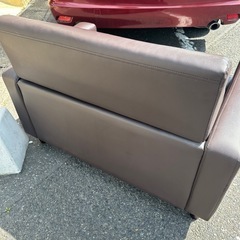 1人〜2人用革ソファの画像