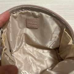 FURLA フルラ ポーチ（ピンクベージュ）※本物・内側に変色ありの画像