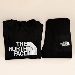 THE NORTH FACE ダークグレーとブラック　合計2着上下セットLサイズ　新品の画像