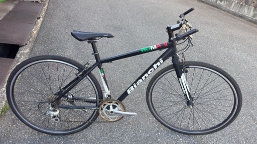 25日まで限定 人気クロスバイク　整備済み タイヤ新品　 ビアンキ　ローマⅡ 160-180cm