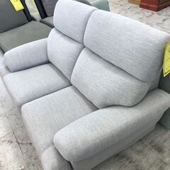 二人用ソファー グレー　幅(W)1600mm × 奥行(D)90...