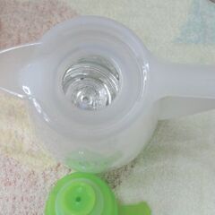 ハンドポット 600ml 保温保冷ポット ミスティ クリアグリーン  MISTY 昭和レトロ 西岡店の画像