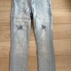GAPレディースダメージデニムスキニーパンツMサイズ