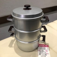 ながらセイロ　28cm アルミ蒸し器 美品