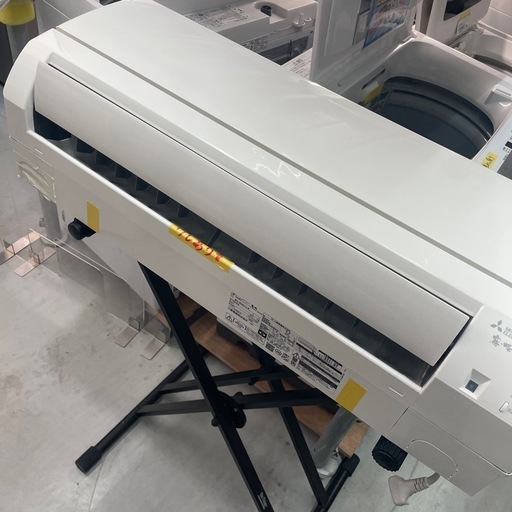 値下げしました‼️取付可【三菱/エアコン5.6k】【18畳用】★2021年製　クリーニング済み/６ヶ月保証付き【管理番号11405】横
