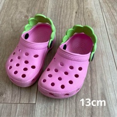 サンダル ピンク クロックスタイプ13cm