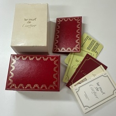 Cartierカルデイエアクセサリーボックス、説明書のみ