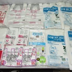 stp-3164 レジ袋　まとめ売り　未開封含む　取っ手付き　ポ...