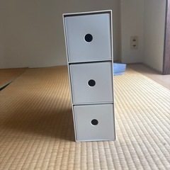 無印良品　ポリプロピレン小物収納ボックス３段