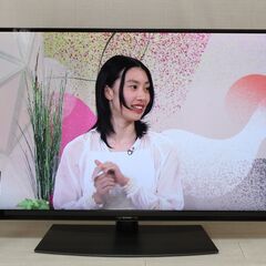ジャンク品)SHARP 2022年製 43V型4K液晶テレビ ※リモコン付き ジャンク