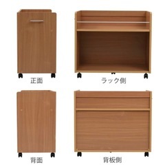 【取引中】押し入れ収納ラック2台セット／キャスター付きの画像