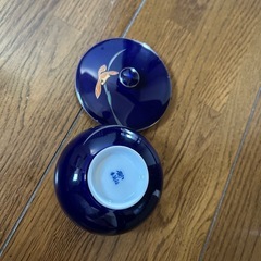 香蘭社　蓋つき湯呑の画像