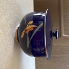 香蘭社　蓋つき湯呑の画像