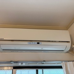 【決まりました】【6/10～13日頃】TOSHIBA製エアコン2台セット／14畳＋6畳用【動作品・取り外し購入者様】の画像