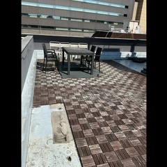 ベランダに置いてあった床材。無料