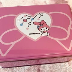 せんべい　もち吉　サンリオコラボ　おまつりこまち　マイメロ缶　袋付き