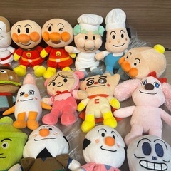 【ほぼ未使用✨】激安！ひとつ500円　アンパンマン プリちぃ★ビーンズＳPlus アンパンマンぬいぐるみの画像