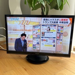 シャープ22V型液晶テレビAQUOS ブラック2018年モデル