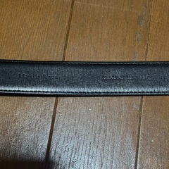 メンズ　ベルト　レザー　ブラックの画像