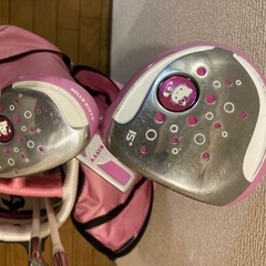 ハローキティ　ジュニアゴルフセットの画像