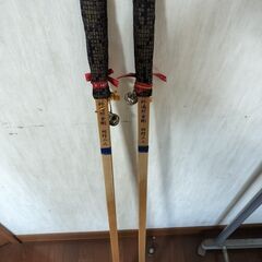 金剛杖　お遍路　四国八十八ヶ所　杖袋付き　2本セットの画像