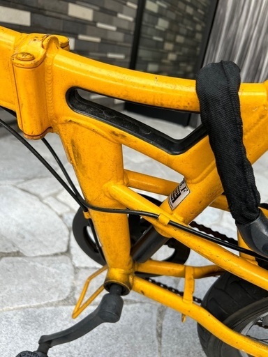 ハマー HUMMER ファットバイク 20G FAT 中古 イエロー 折り畳み自転車